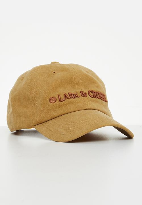 Lark & Crosse - William peak cap - mustard
