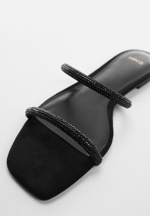 MANGO - Funky sandal - black