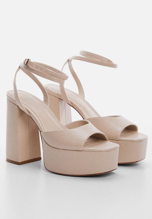 MANGO - Sou heel - light beige