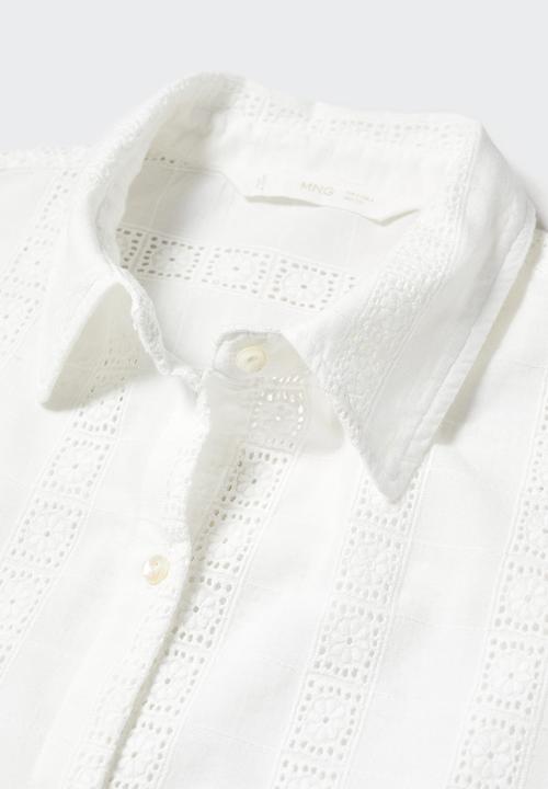 MANGO - Shirt bombai - natural