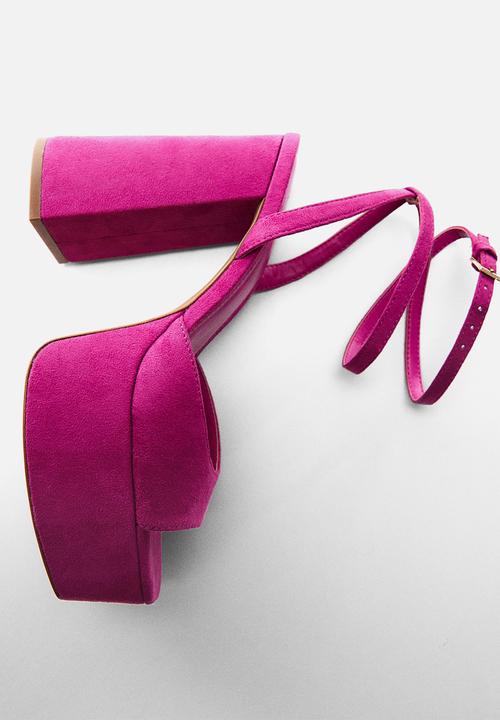 MANGO - Sou1 heel - bright pink