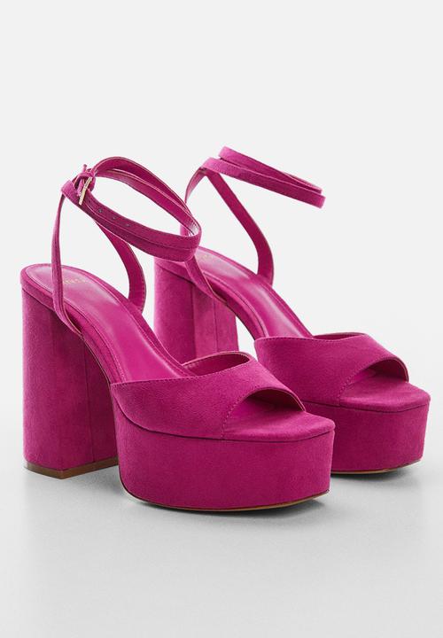 MANGO - Sou1 heel - bright pink