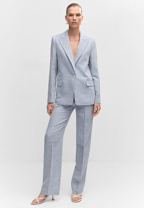 MANGO - Blazer helio - light blue