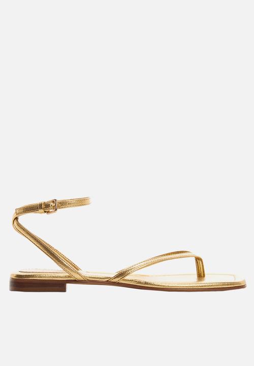 MANGO - March sandal - gold
