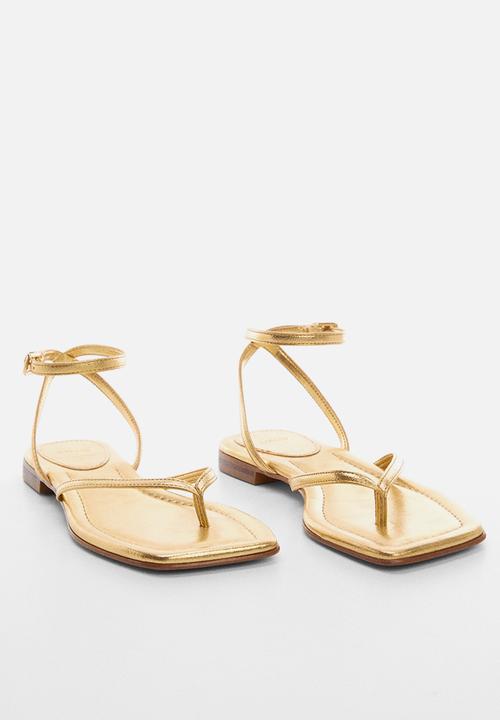 MANGO - March sandal - gold