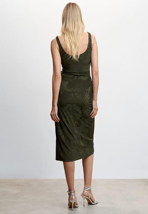MANGO - Dress firna- green