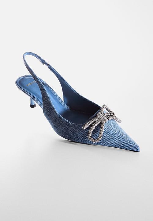 MANGO - Jai court heel - open blue
