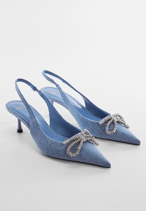 MANGO - Jai court heel - open blue
