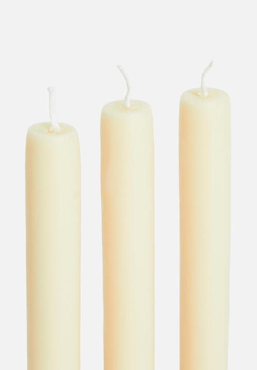 Okra Candle - Trident candle - ivory