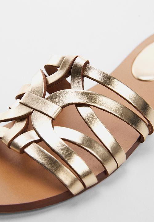 MANGO - Pisca sandal - gold