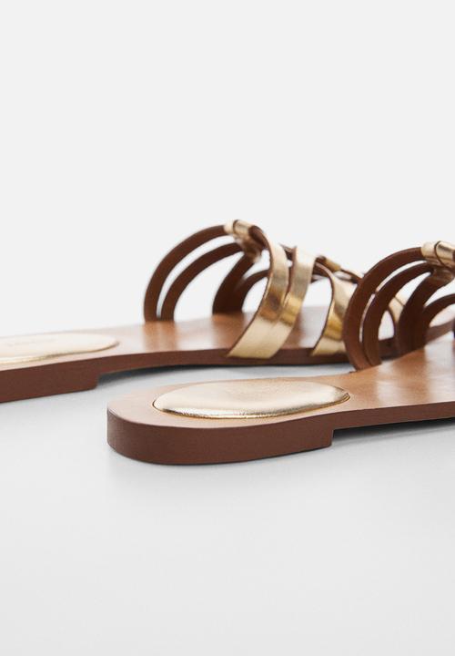 MANGO - Pisca sandal - gold