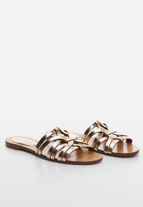 MANGO - Pisca sandal - gold