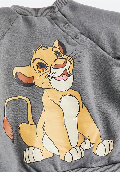 H&M - 2-piece printed set - grey/the lion king 
