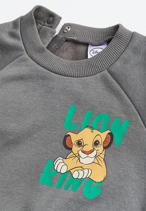 H&M - 2-piece printed set - grey/the lion king 
