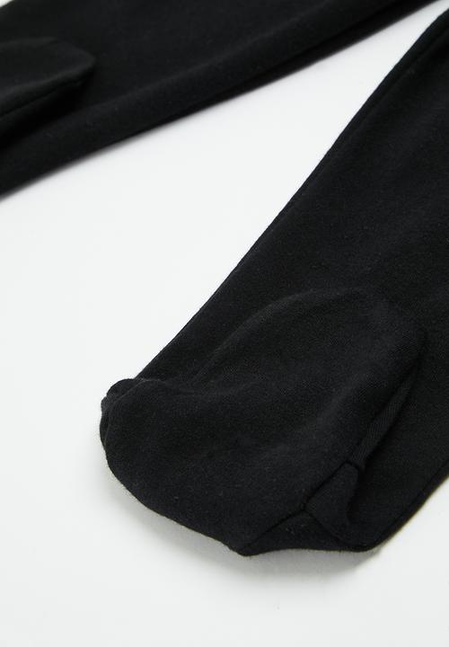 Pop Candy - Footed leggings - black