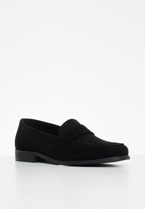 PC - Crouch slip on - black suede