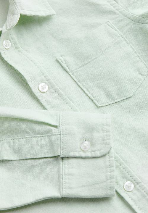 H&M - Cotton shirt - light green 