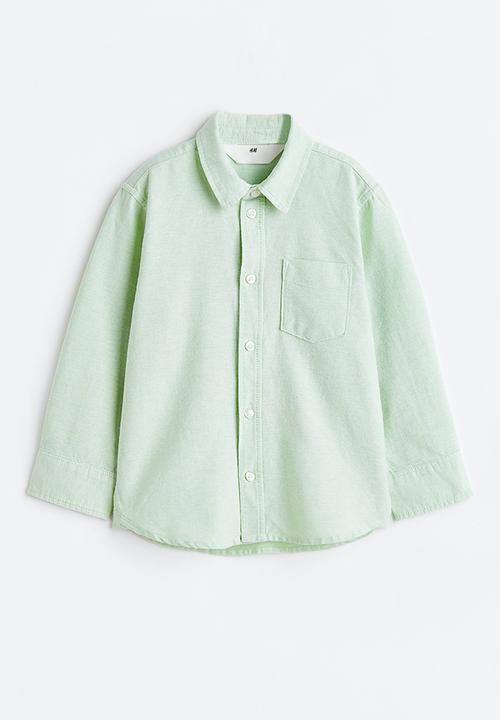 H&M - Cotton shirt - light green 
