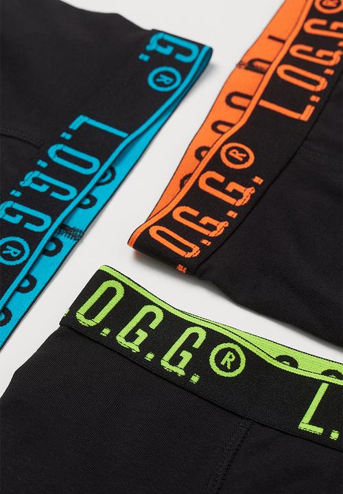 H&M - 5-Pack boxer shorts - black/neon green 