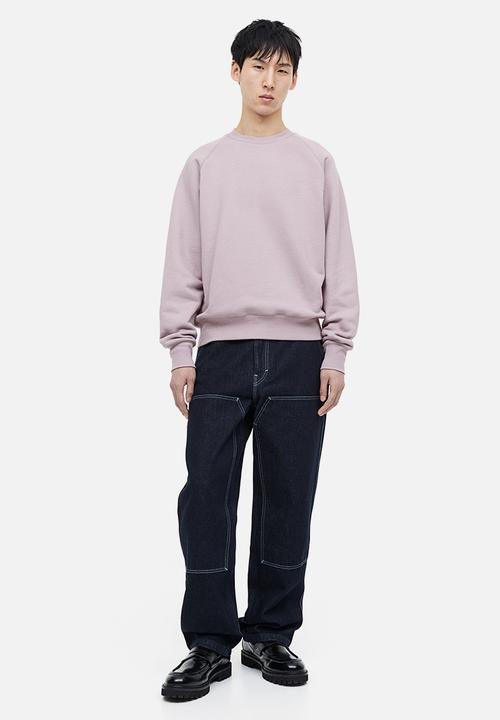 H&M - Oversized fit cotton sweatshirt - purple