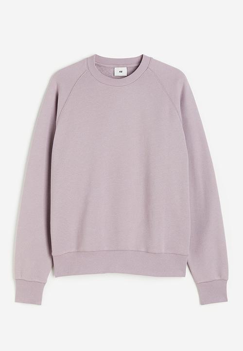 H&M - Oversized fit cotton sweatshirt - purple