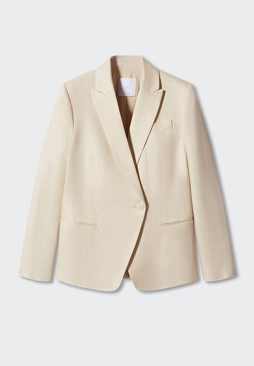 MANGO - Blazer aurora - light pastel beige