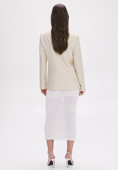 MANGO - Blazer aurora - light pastel beige