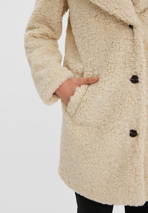 Vero Moda - Kylie teddy coat - oatmeal