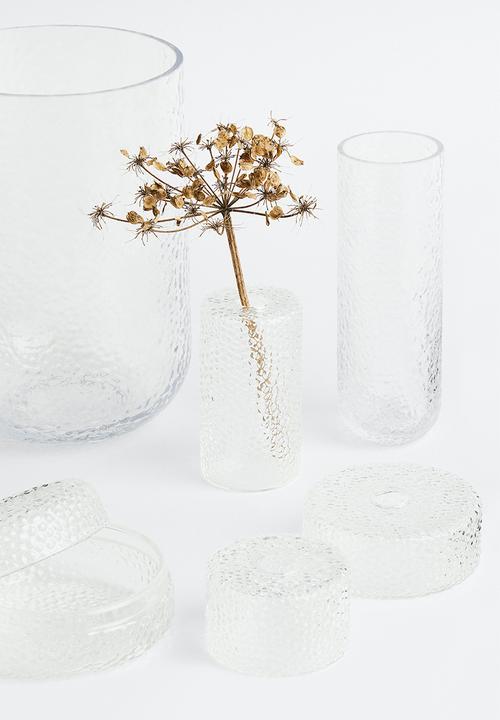H&M - Glass vase - clear glass 