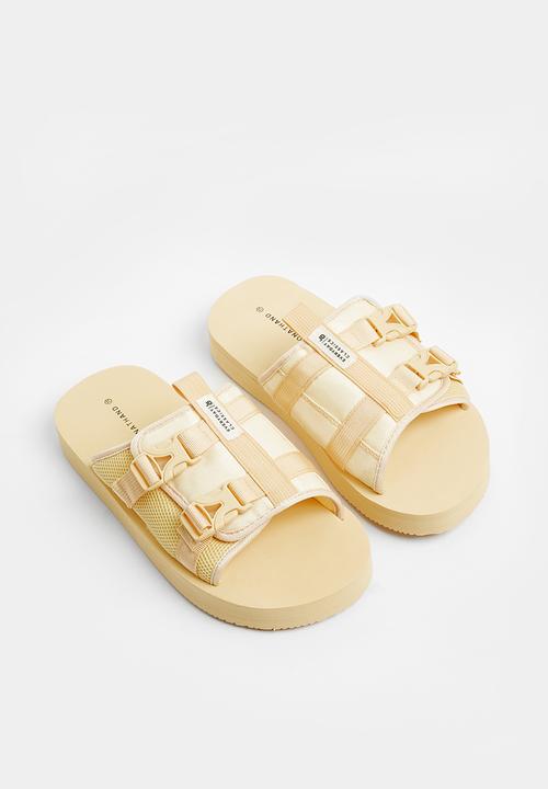 Jonathan D - J jack nylon & mesh sandal - eggnog
