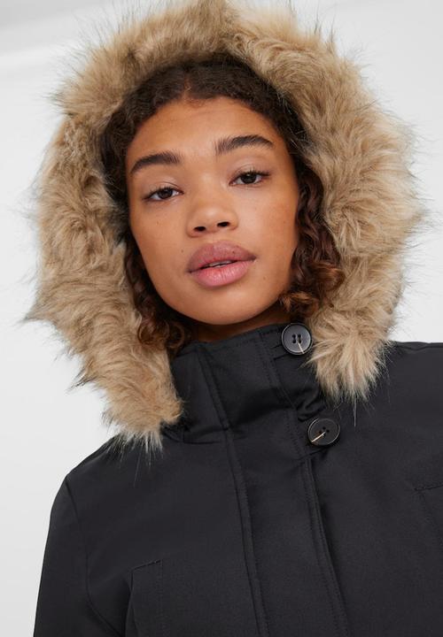 Vero Moda - Storm 3/4 parka - black