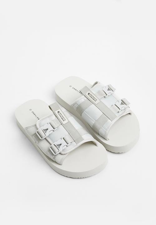 Jonathan D - J jack nylon & mesh sandal - fog