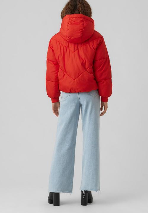 Vero Moda - Vmbeverly short jacket boos cp - goji berry