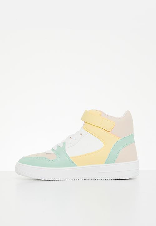 Pierre Cardin - Asher colour block hi-top -  multi