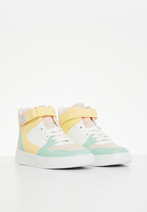 Pierre Cardin - Asher colour block hi-top -  multi