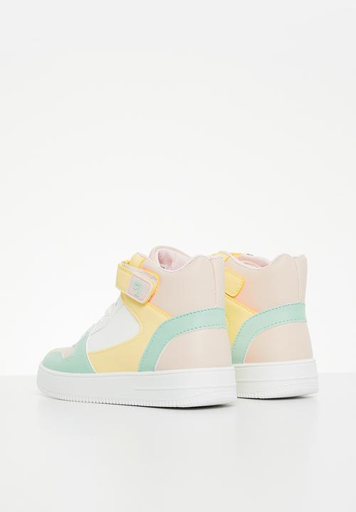 Pierre Cardin - Asher colour block hi-top -  multi