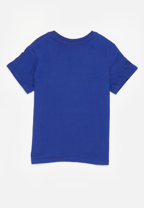 Superbalist - Younger boys 2 Pack printed tee-blue and white