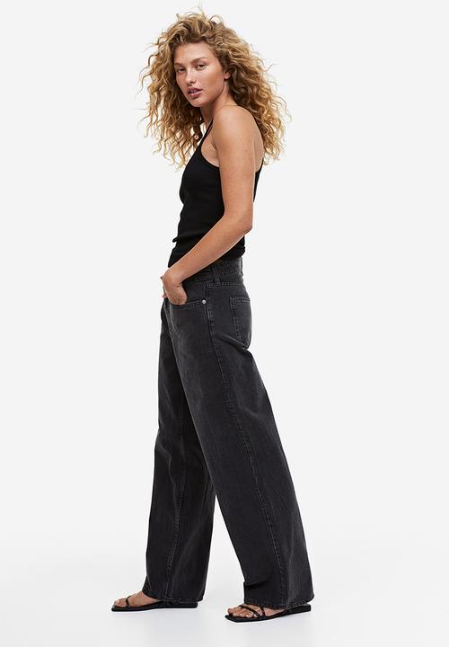 H&M - 90s Baggy regular jeans - black