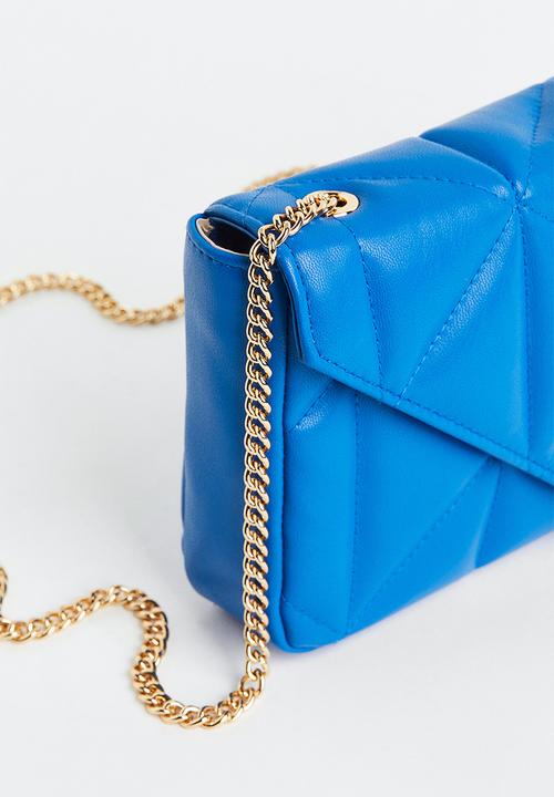 H&M - Quilted shoulder bag - dark blue 