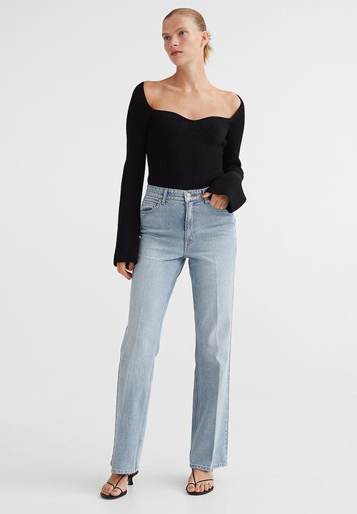 H&M - Straight jeans - light denim blue