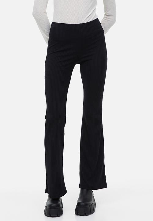 H&M - Flared leggings - black