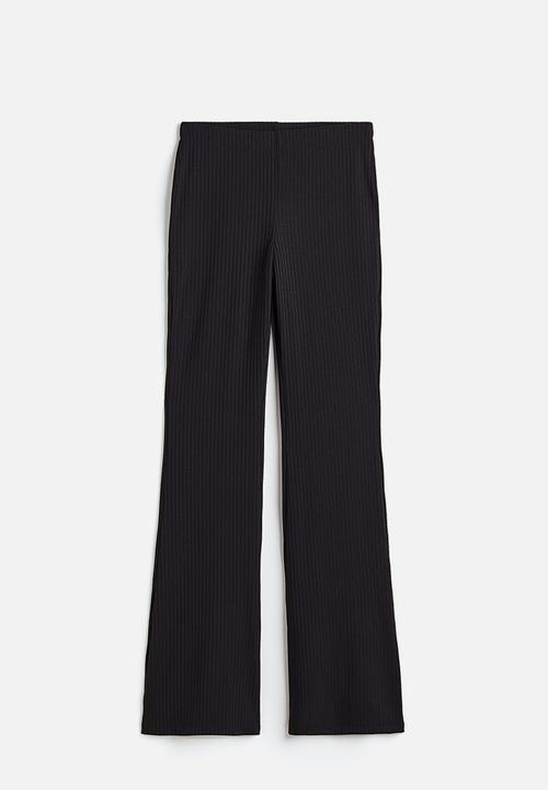 H&M - Flared leggings - black