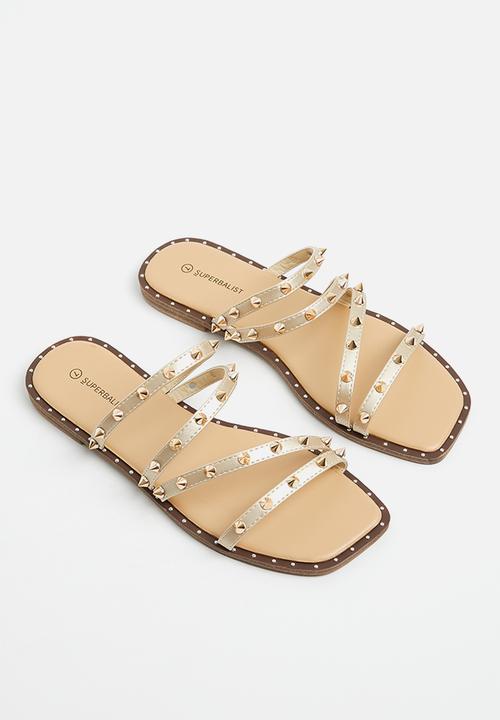 Superbalist - Bria studded sandal - gold