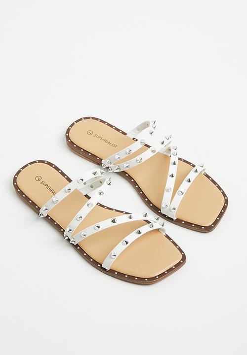 Superbalist - Bria studded sandal - white