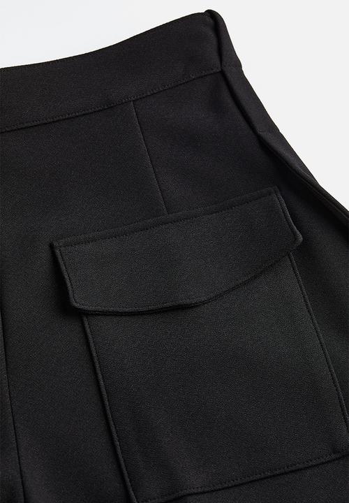 H&M - Tailored jersey trousers - black