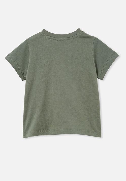 Cotton On - Jamie short sleeve tee-license - lcn has swag green/the yellow transformer