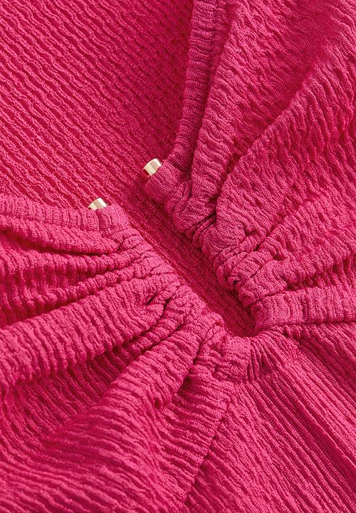 H&M - Crinkled jersey dress - cerise