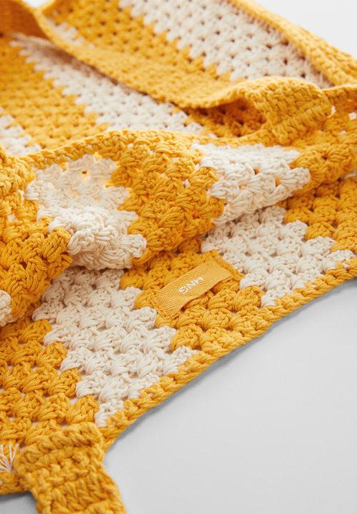 MANGO - Bag paloma - mustard