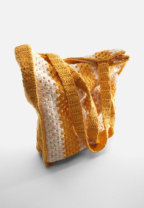 MANGO - Bag paloma - mustard