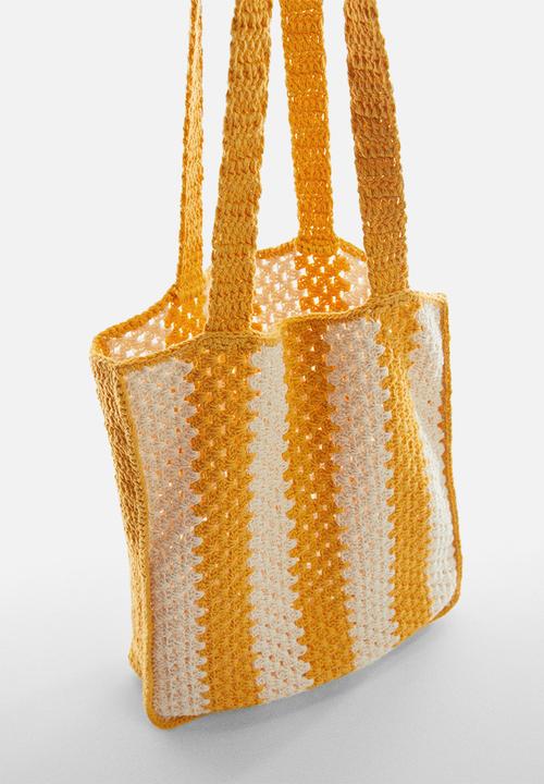 MANGO - Bag paloma - mustard